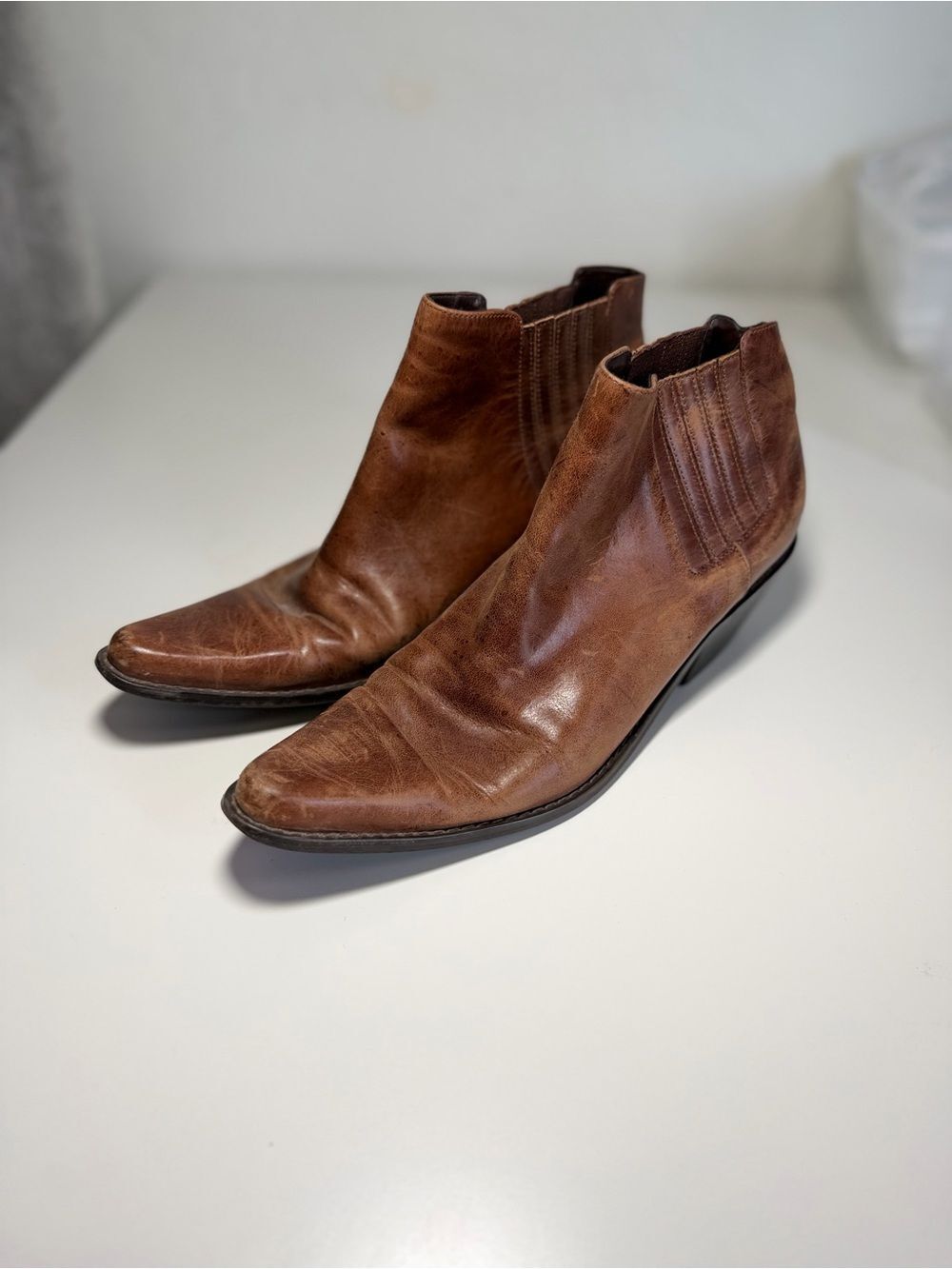 Matisse western leather ankle boots Mens 9.5